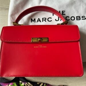Marc Jacobs Vibrant Red Satchel